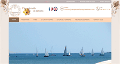 Desktop Screenshot of campingdelaplage-kerleven.com